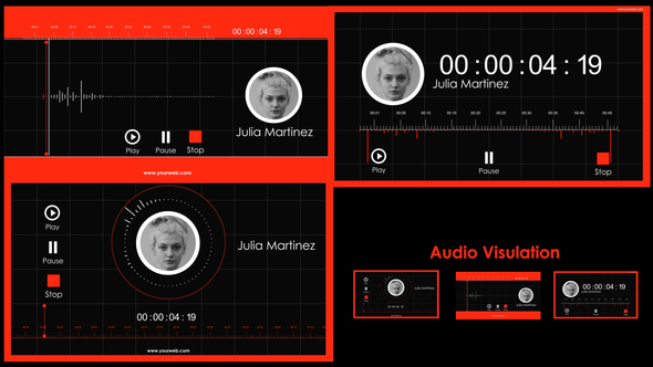 Audio Visualizer Product Promo template preview