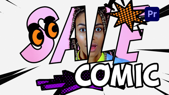 Pup-Up Sale Intro Premiere Pro template preview