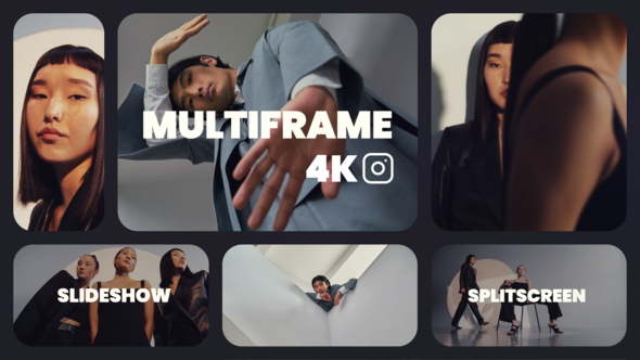 Multiscreen Slideshow Video Displays template preview