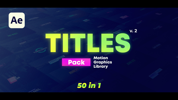 50 Titles Pack Titles template preview