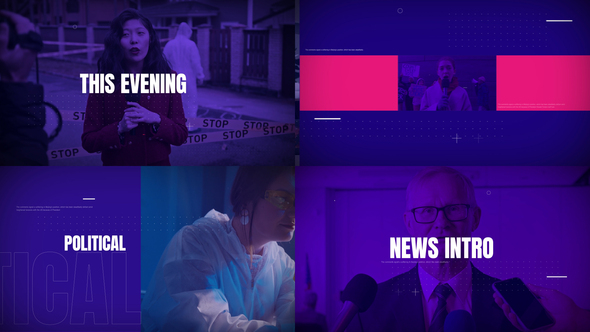 News Opener broadcast-packages template preview