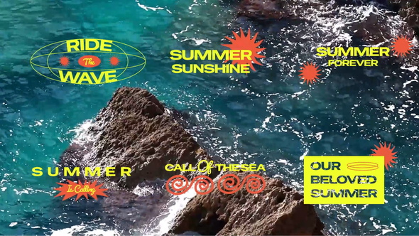 Text Intro Openers template preview