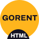 Gorent - Car Rental HTML5 Template