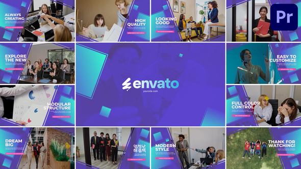 Classic Slideshow for Premiere Pro Premiere Pro template preview