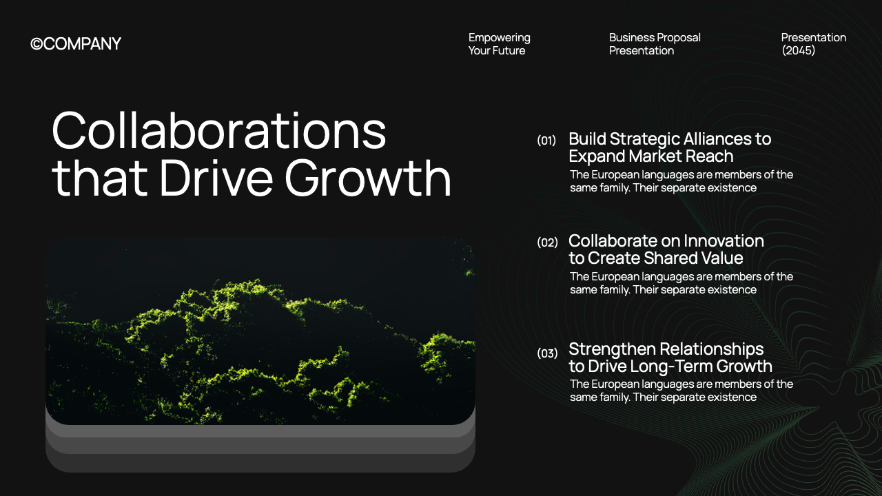 Black Green Gradient Modern Business Proposal Presentation ...