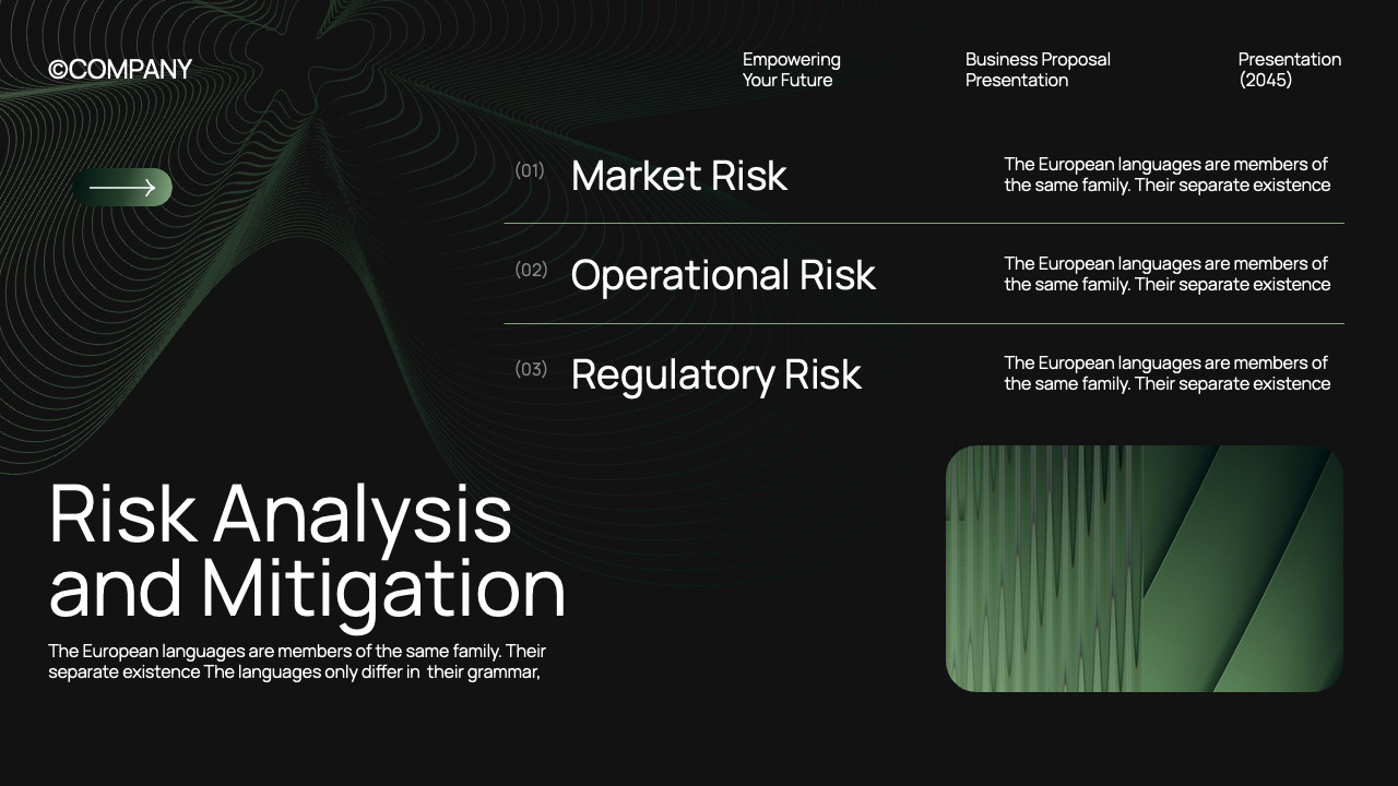Black Green Gradient Modern Business Proposal Presentation ...