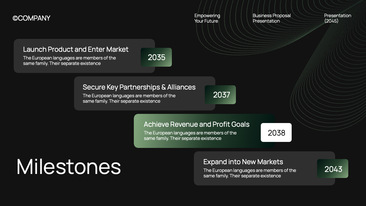 Black Green Gradient Modern Business Proposal Presentation ...