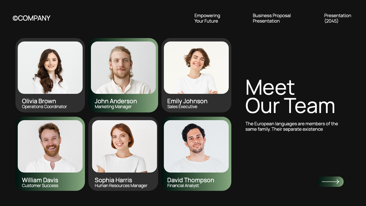 Black Green Gradient Modern Business Proposal Presentation ...