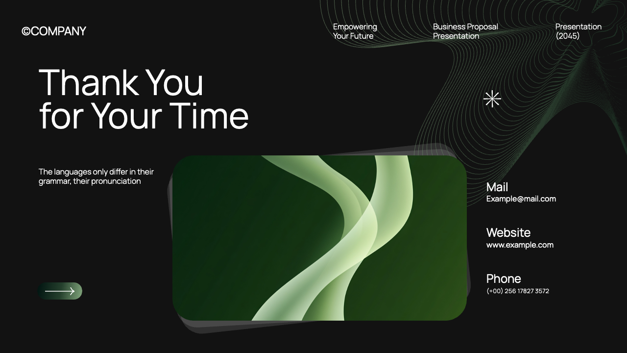 Black Green Gradient Modern Business Proposal Presentation ...