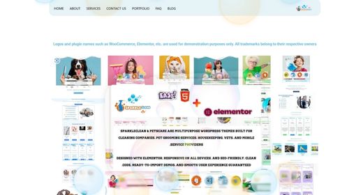 Elementor Template Kits by SparkleClean