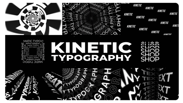 Kinetic Typography Pack Titles template preview