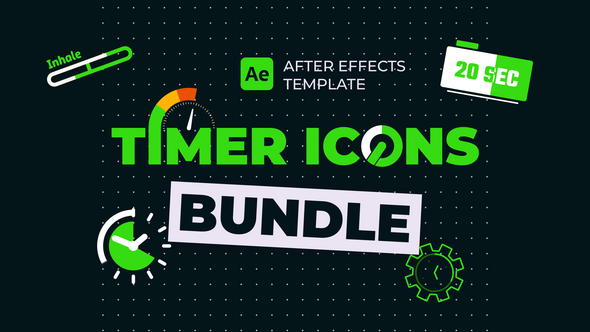 Timer Icons Elements template preview