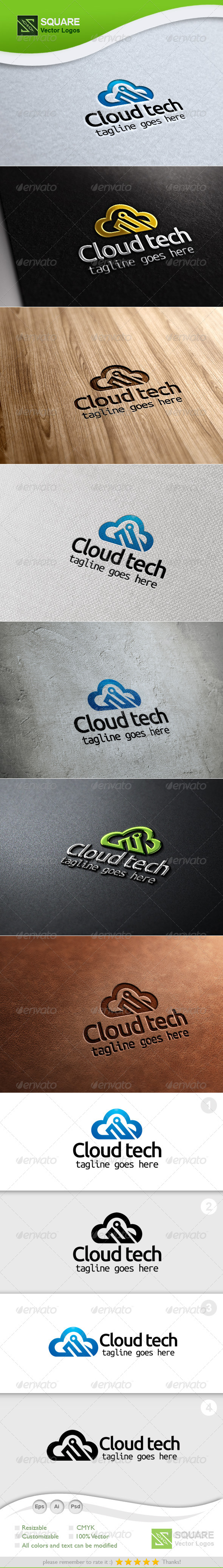 Cloud, Technology Vector Logo Template - Symbols Logo Templates
