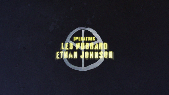 Grunge Credits Titles template preview