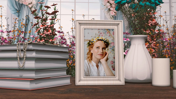 Floral Slideshow Video Displays template preview