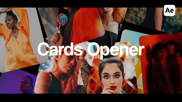 Cards Opener For After Effects Openers template preview