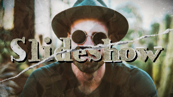 Paper Fast Slideshow Openers template preview