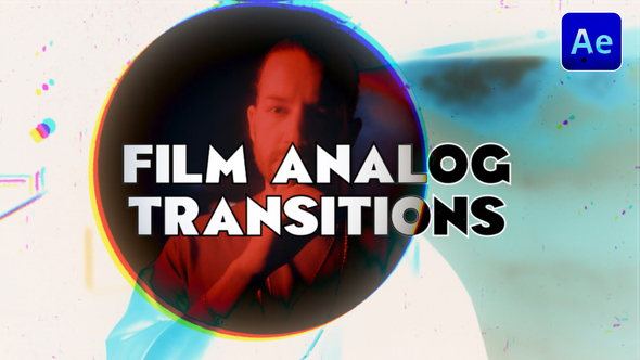 Film Analog Transitions Elements template preview