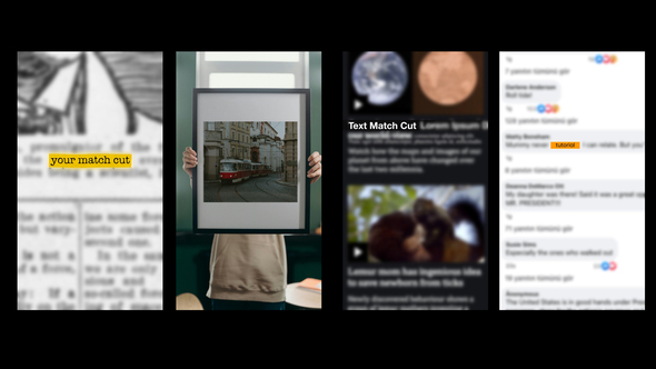 Match Cut Elements template preview
