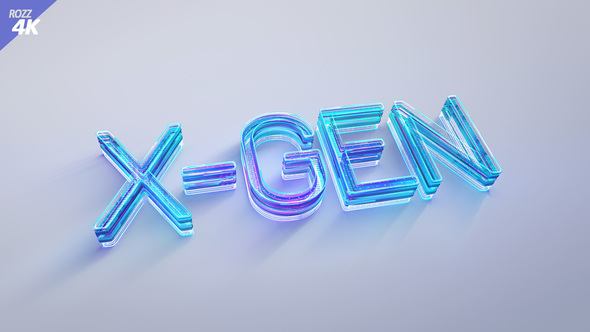 Digital White Clean 3D Logo Gloss Elements template preview