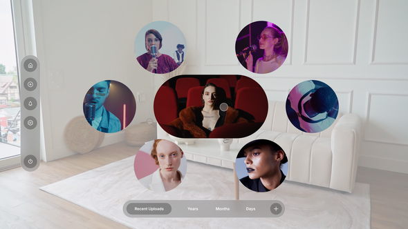 VR AR Immersive Slideshow Video Displays template preview