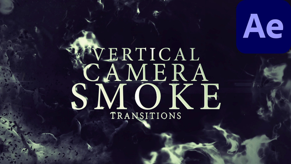 Vertical Camera Smoke Transitions Elements template preview