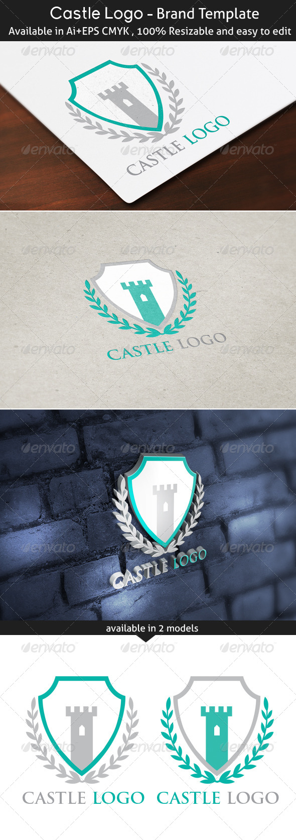 Castle Logo - Buildings Logo Templates