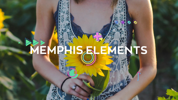 Memphis Elements Elements template preview
