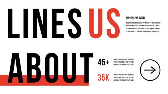 Typography Slides 0.2 | After Effects Titles template preview