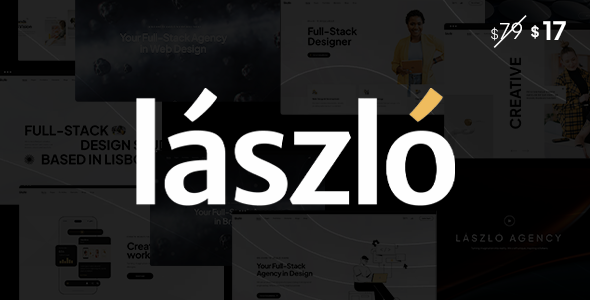 Laszlo – Creative Agency & Portfolio WordPress Theme