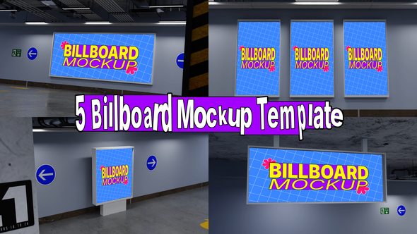 Billboard Mockup Elements template preview