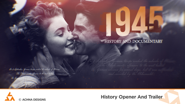 History Opener And Trailer Openers template preview