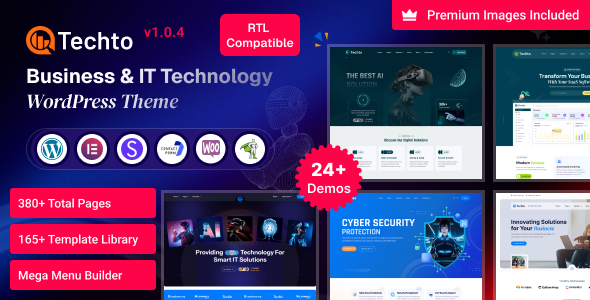 Techto – Business & IT Technology WordPress Theme