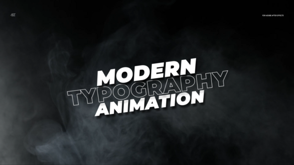 Modern Typography Titles Elements template preview