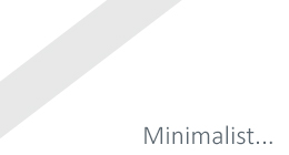 Minimalist Design HTML Sites