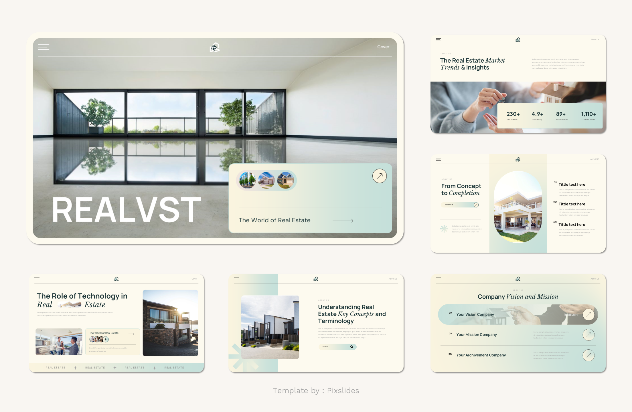 Realvst - Real Estate PowerPoint Presentation Template, Presentation ...