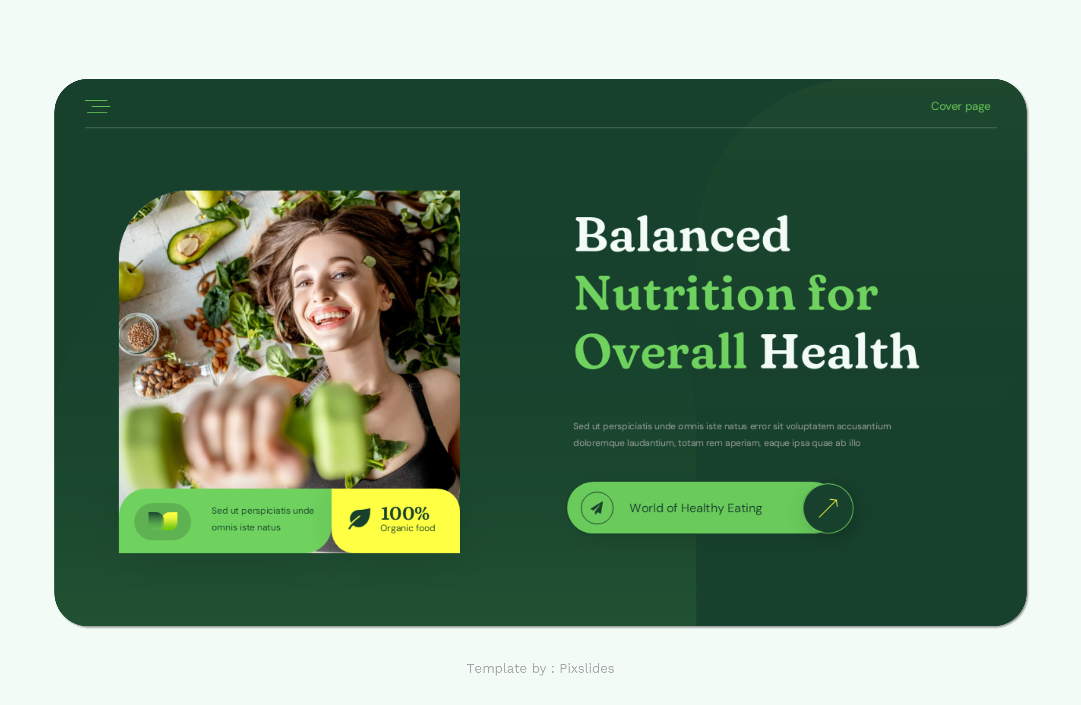 Eatright - Healthy Food Nutrition Keynote Presentation Template ...