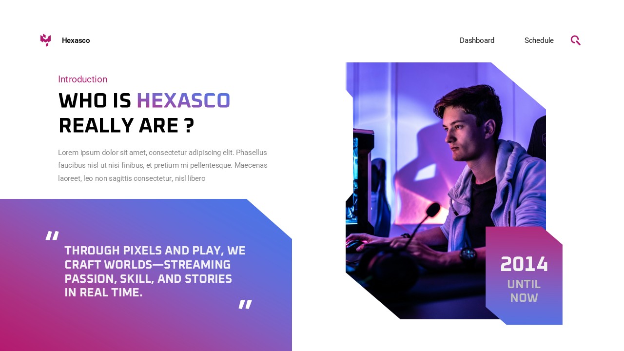 Game Streamer PowerPoint Template, Presentation Templates | GraphicRiver