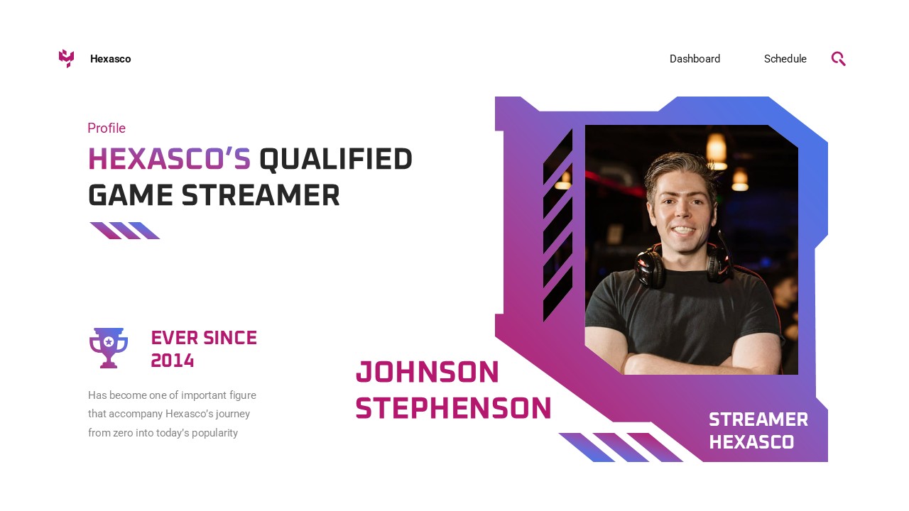Game Streamer PowerPoint Template, Presentation Templates | GraphicRiver