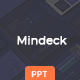 Mindeck - Pitch Deck Minimal PowerPoint Presentation Template