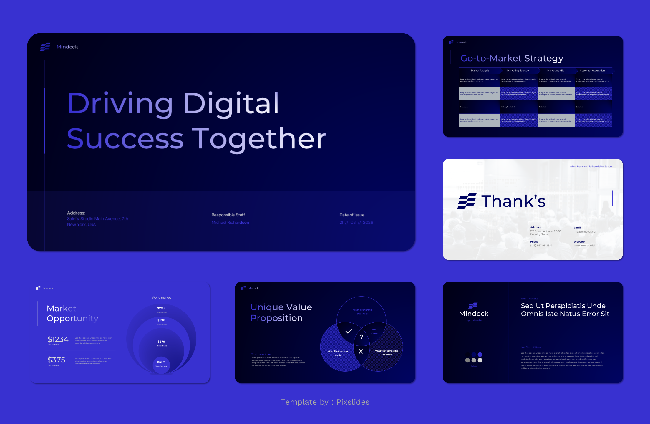 Mindeck - Pitch Deck Minimal PowerPoint Presentation Template ...
