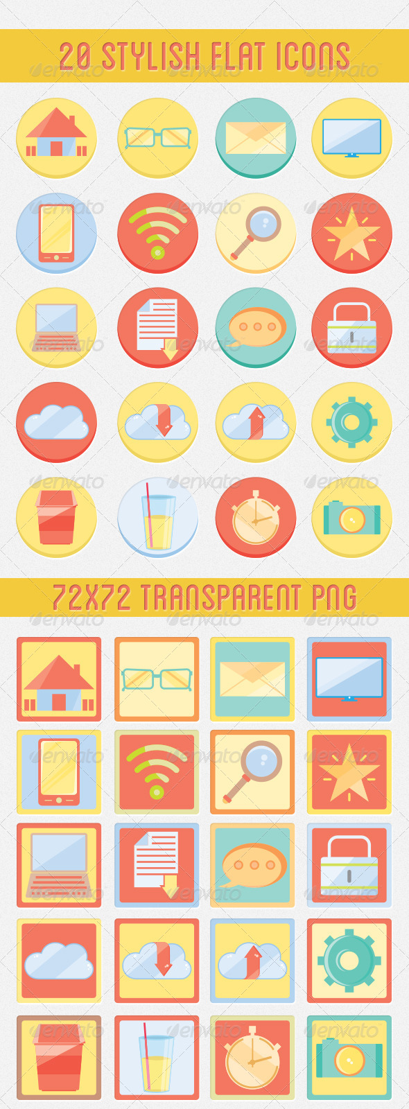 Flat Web Icon Set - Web Icons
