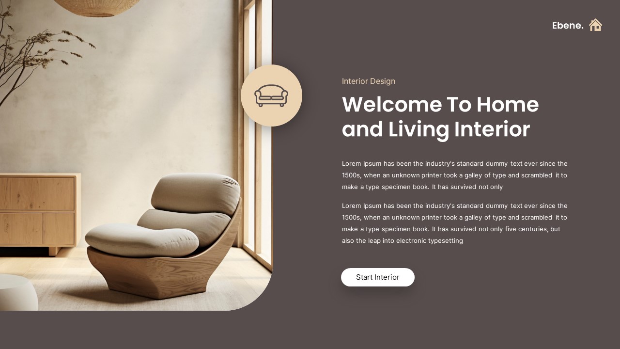 Interior Space Design Keynote Template, Presentation Templates ...