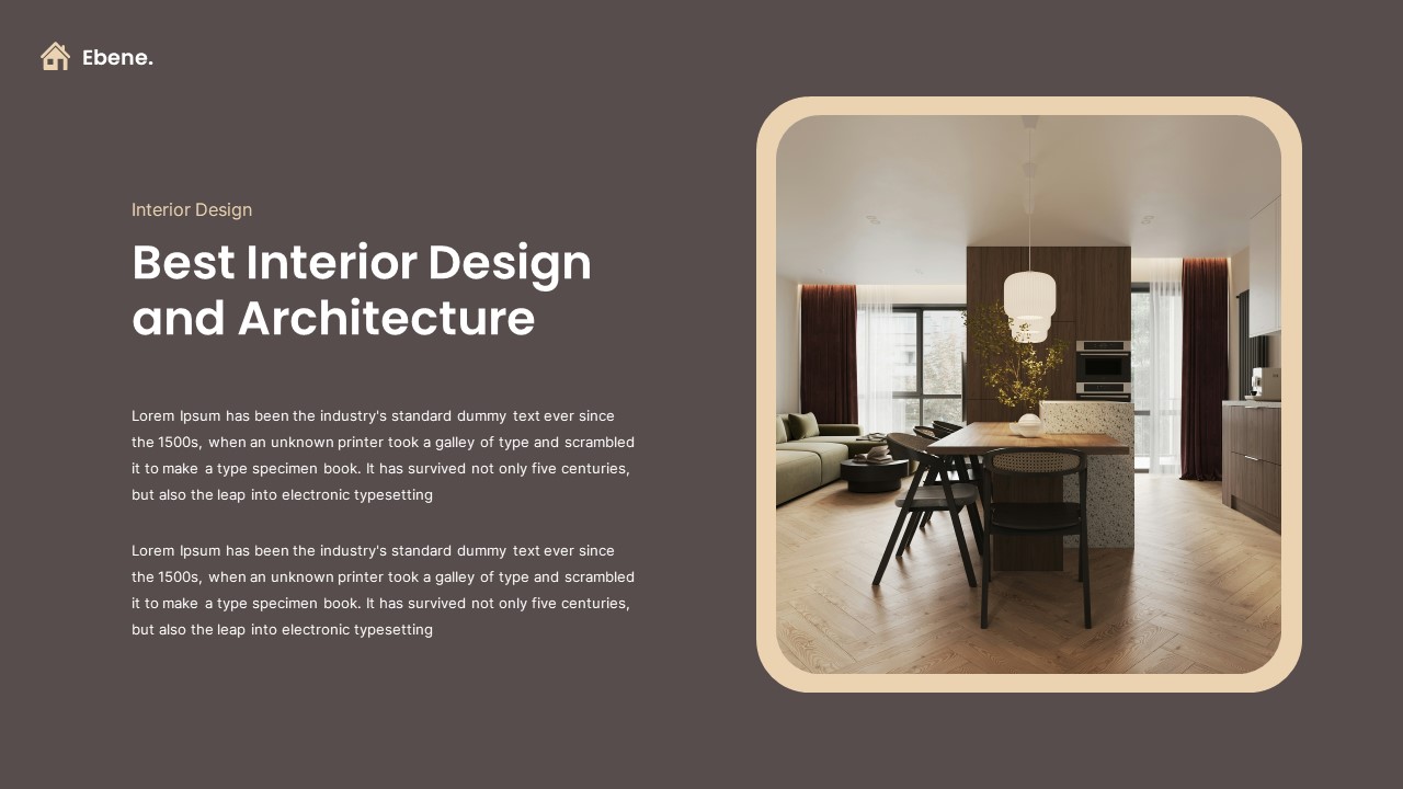 Interior Space Design Keynote Template, Presentation Templates ...