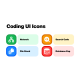 Coding UI Icons - VideoHive Item for Sale