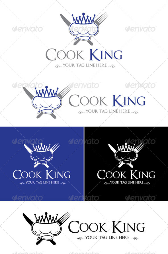 Cook King Logo Design - Logo Templates