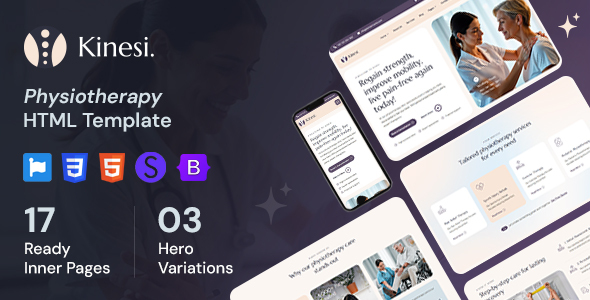 Kinesi – Physiotherapy HTML Template