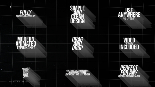 Animation Text 5.0 | After Effects Titles template preview