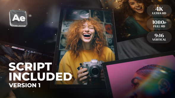 Slideshow Universal Version 1 Video Displays template preview