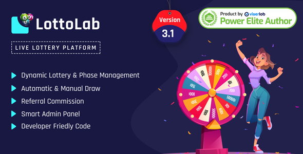 LottoLab - Live Lottery Platform by ViserLab | CodeCanyon